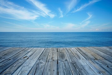 Serene Ocean View from Pier