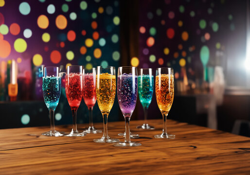 Vibrant mix of tropical flavors.