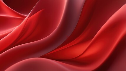 Obraz premium abstract transparent thin red cloth wave motion. or background