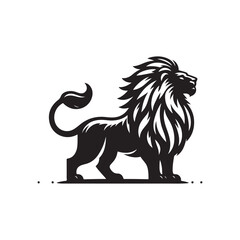 vector set of lion silhouette logo Lion collection.