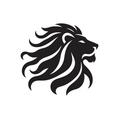vector set of lion silhouette logo Lion collection.