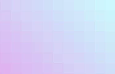 Gradient background from light pink to light royal blue squares for publication, design, poster, calendar, post, screensaver, wallpaper, card, banner, cover, website. Vector illustration