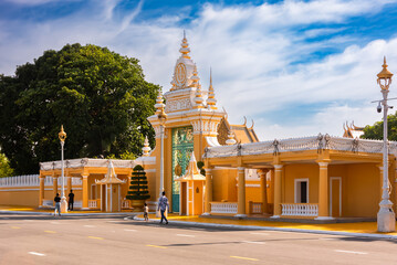 Royal palace in Phnom Penh city, Cambodia