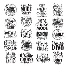 20 Cruise SVG Bundle