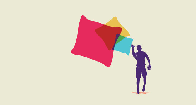 Great simple cornhole throw background design for any media	