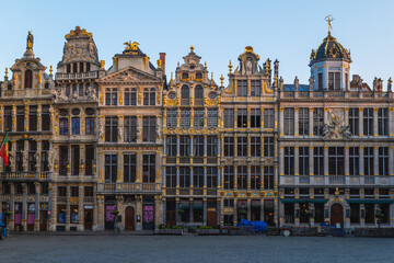 Grand Place, or Grote Markt, is the central square of Brussels in Belgium