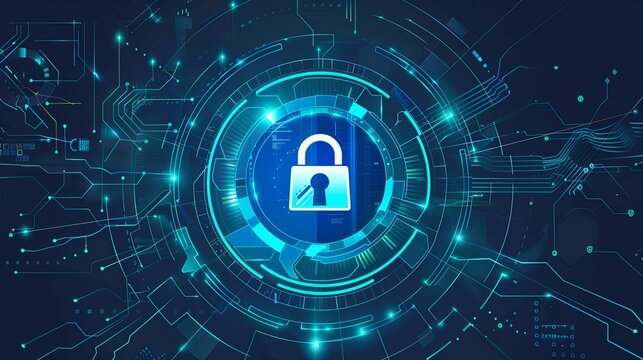 minimalistic horizontal wallpaper regarding cybersecurity and privilege access management