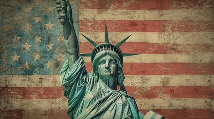 Obraz premium Celebrating liberty with cyberenhanced educational programs and events