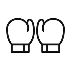Boxing Glove Icon Series Sports Equipment Illustrations for Boxing and Fitness