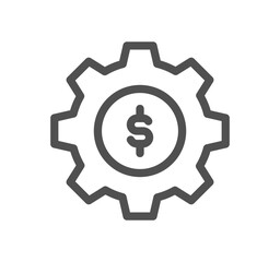 Engine optimization related icon outline and linear vector.	
