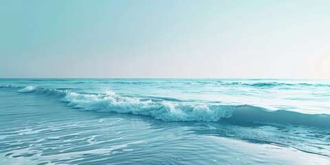 Obraz premium Serene Ocean Wave