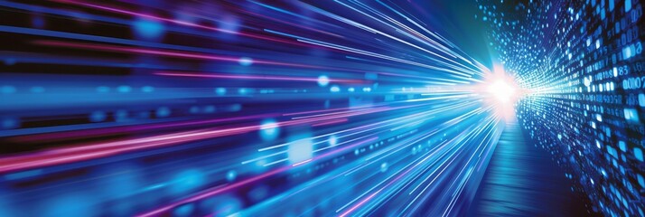 Naklejka premium high speed internet connection illustration concept