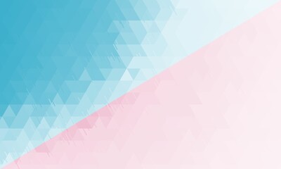 Modern Geometric Abstract Background with Blue to Pink Gradient and Triangular Overlay Design