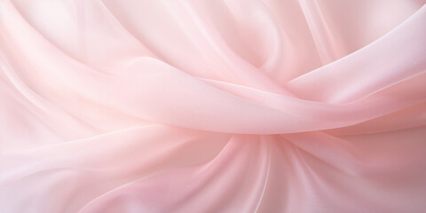 Obraz premium Close up of pastel pink tulle fabric