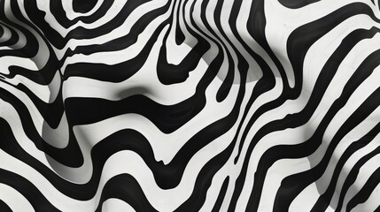 Fototapeta premium Stylized Zebra Abstract Art