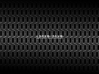 Black metal texture steel background. Perforated metal sheet.