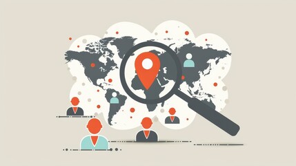 Obraz premium Elite Talent Hunt Global Recruitment Strategy Unveiled