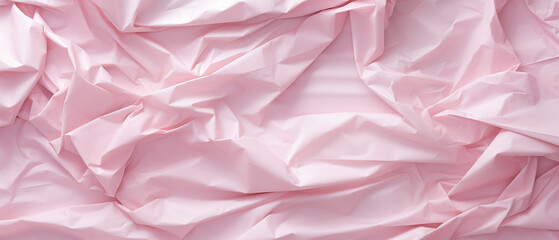 Wrinkled Pink Fabric Texture