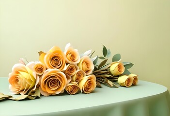 bouquet of yellow roses