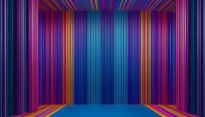 Elegant abstract background illustration featuring vertical lines and square frame