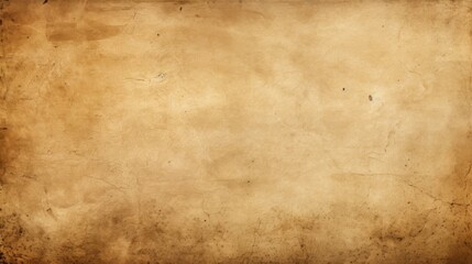 Fototapeta premium A piece of antique parchment paper, with aged edges and light stains, providing a beautifully rustic and historical feel. Ideal for vintage themed projects.
