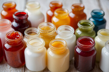 Fruity Feast: Exploring Jams in a Rainbow of Jars (