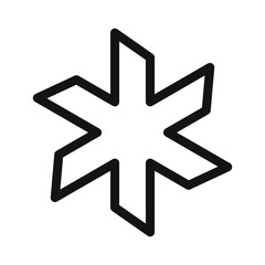 Asterisk Icon Pack Typographic Character Illustrations for Text and Design