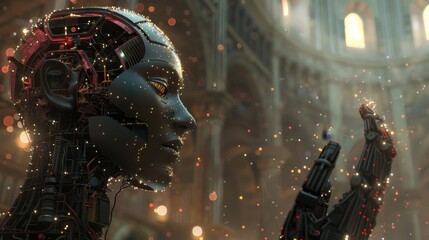 Artificial intelligence s exploration of religious dreams in the realm of technology