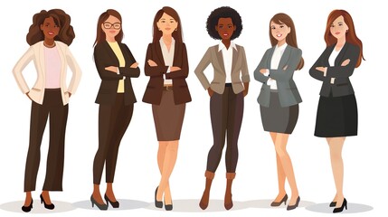 Fototapeta premium Diverse Professional Businesswomen