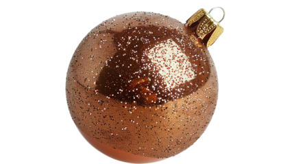 Exquisite craftsmanship, shining brightly under the light, it is the best decoration for Christmas. isolate on white background