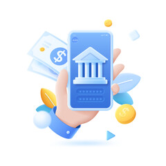 3D Cartoon Financial Metaphor