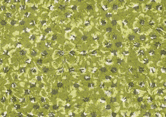 yellow blue floral  background