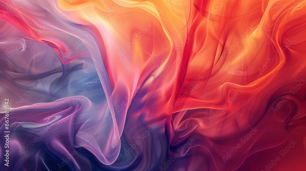 Canvas Prints vibrant abstract colorful design with warm and cool tones, artistic background for creative projects