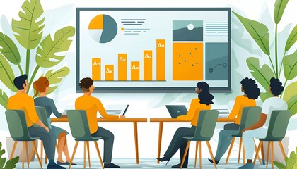 AML Training and Education, training session with icons of AML workshops, compliance manuals, 