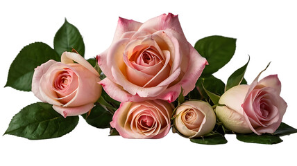 Bouquet of flowers rose mixed color orange green red pink white yellow white blue full hd png cut out image photo picture download