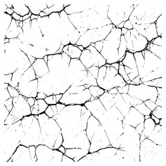 Cracked Grunge Texture Illustration