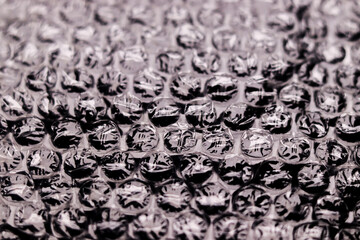 Plastic bubble wrap texture background