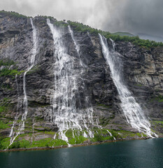 seven sisters waterfall in norway © James