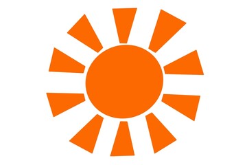 This illustration represents the sun.