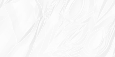 White wrinkly backdrop paper background. panorama grunge wrinkly paper texture. White crumpled and top view textures can be used for background of text or any contents.	