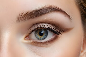 Obraz premium Closeup fashion eyes