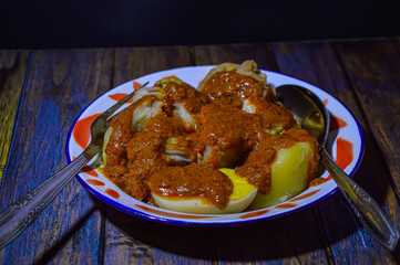 Siomay are steamed fish and vegetable dumplings served with peanut sauce.  Traditionally made from...