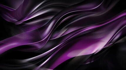 Obraz premium Design a striking advertisement featuring a bold purple and black background that conveys a sense of luxury and sophistication.