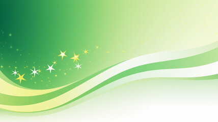 Fototapeta premium abstract green background with waves