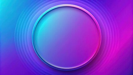 Obraz premium Circular purple-blue gradient background with space for text, , circular, gradient, purple, blue, background, blank space