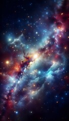 Fototapeta premium background with stars