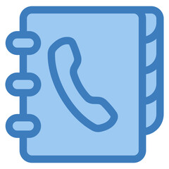 Phonebook Icon Element For Design