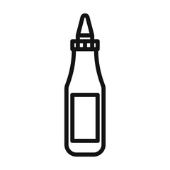 Sauce Bottle Icon Pack Culinary Condiment Illustrations for Kitchen and Cooking