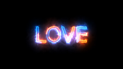 Abstract love light with Neon illustration love heart design rainbow glow .vector design .Happy Valentine's day background,