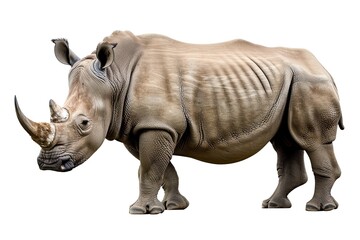Obraz premium rhinoceros on isolated background